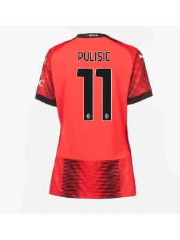 AC Milan Christian Pulisic #11 Heimtrikot für Frauen 2023-24 Kurzarm